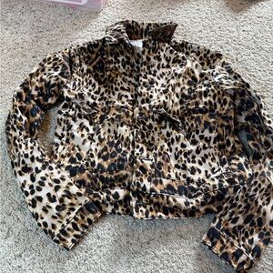 LuLaRoe Leopard Print Jacket